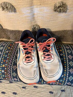 Altra Paradigm 6 Women's Road Running Shoes | White Blue Pink | 8.5
